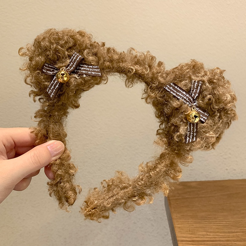 Băng Đô Len Lông Cừu Mềm Mại Thoải Mái Thời Trang Thu Đông Cho Nữ