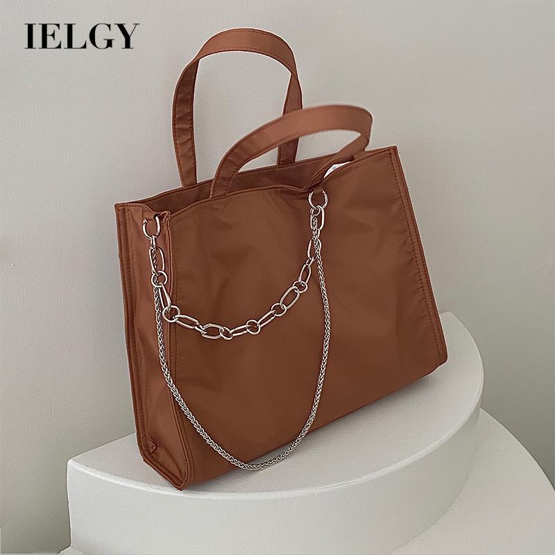Túi IELGY vải nylon cỡ lớn thiết kế đơn giản thời trang phong cách Hàn Quốc