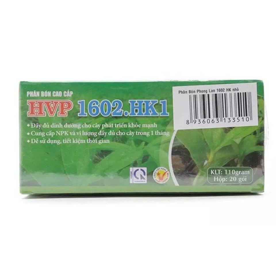[SIEURE] Phân bón túi lọc HVP 1602 HK1 ( giai đoạn từ nhỏ đến trưởng thành ) hàng đẹp, phân phối chuyên nghiệp.