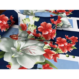 Bộ Drap Thun 3D hàn quốc hoa đẹp giá rẽ
