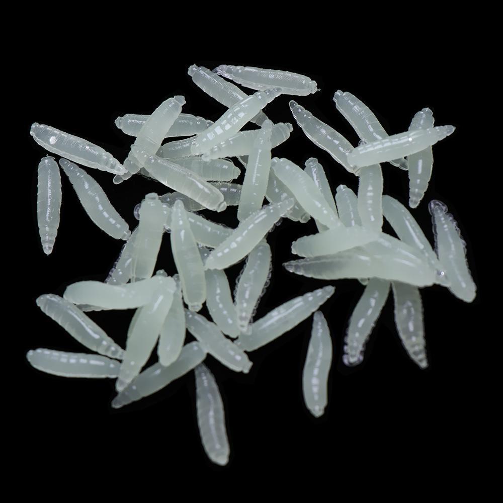 50 Mồi Giun Giả Câu Cá Bằng Silicon