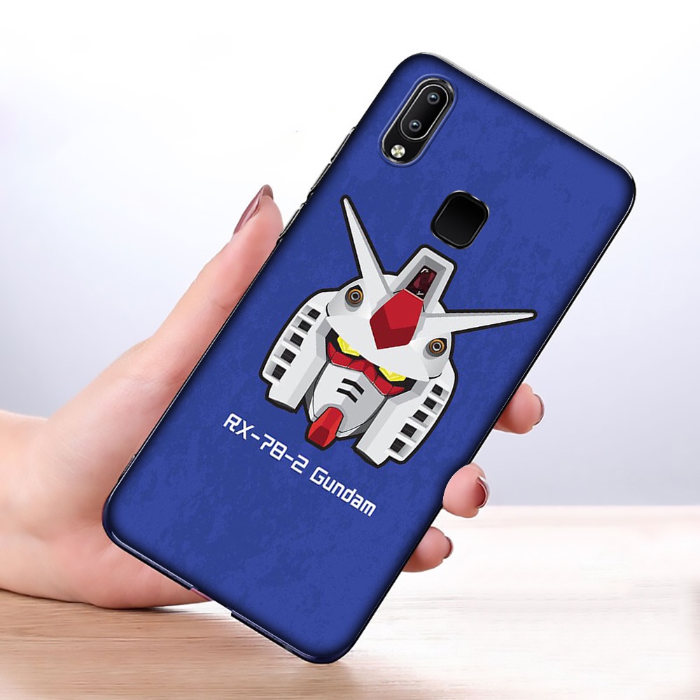 Ốp Điện Thoại Trong Suốt Họa Tiết Hoạt Hình Gundam Cho Vivo Y20 Y30 Y50 Y53 Y55 Y55s Y69 2020 EG28