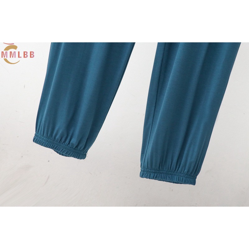 Quần ống rộng Bằng Cotton Co Giãn Phong Cách Hàn Quốc Thời Trang Mùa Hè Dành Cho Nam 2022