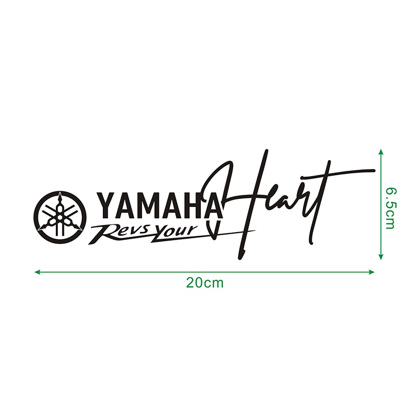Miếng Dán Phản Quang P-a515 YAMA Revs Your Heart Trang Trí Xe Máy