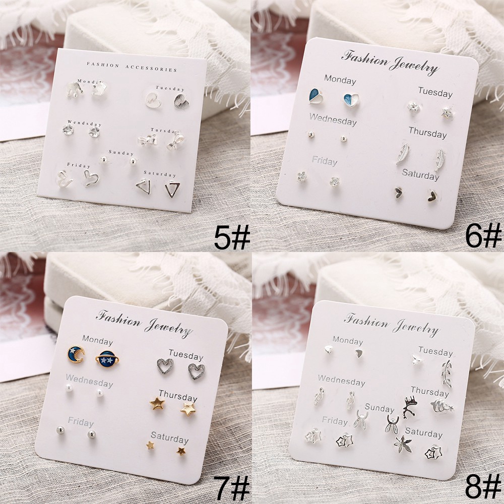 Set Đôi Khuyên Tai Thời Trang Dành Cho Nữ