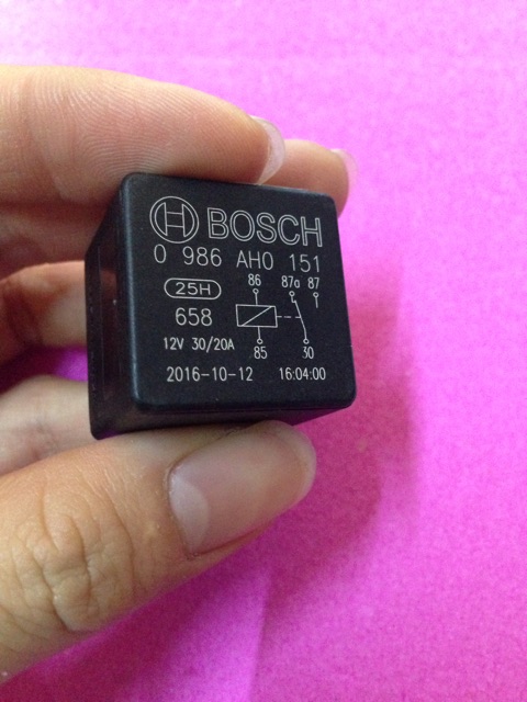 Rơ le Bosch 4 chân - 5 chân to 12V 30A