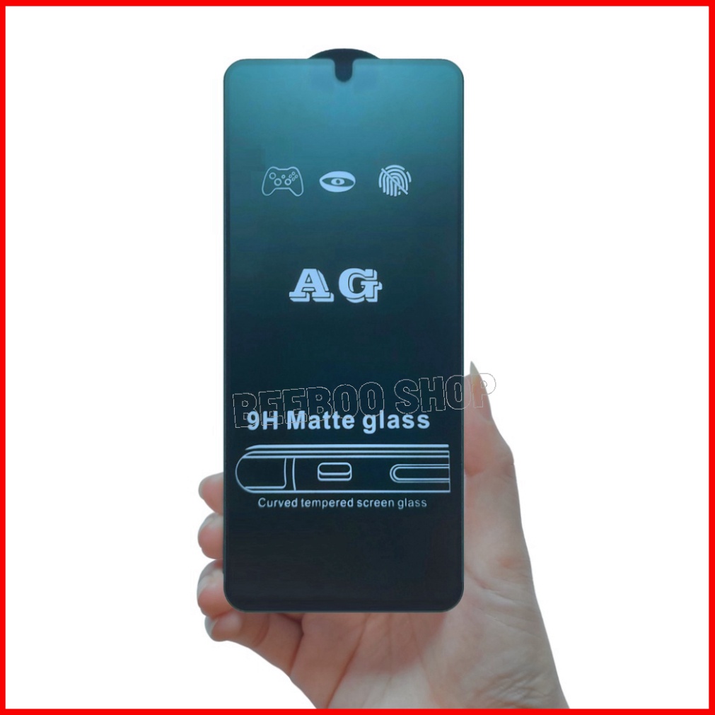 [AG NHÁM CAO CẤP] Kính Cường Lực Samsung Note 10 Lite/ S10 Lite -Full màn hình - Nhám phủ Nano Cao cấp - Chống vân tay