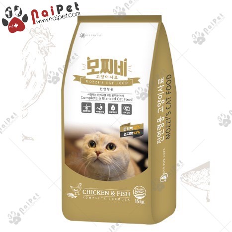 [Mã PET50K giảm Giảm 10% - Tối đa 50K đơn từ 250K] Thức Ăn Hạt Cho Mèo Mozzi’s Cat Food Hàn Quốc 1kg