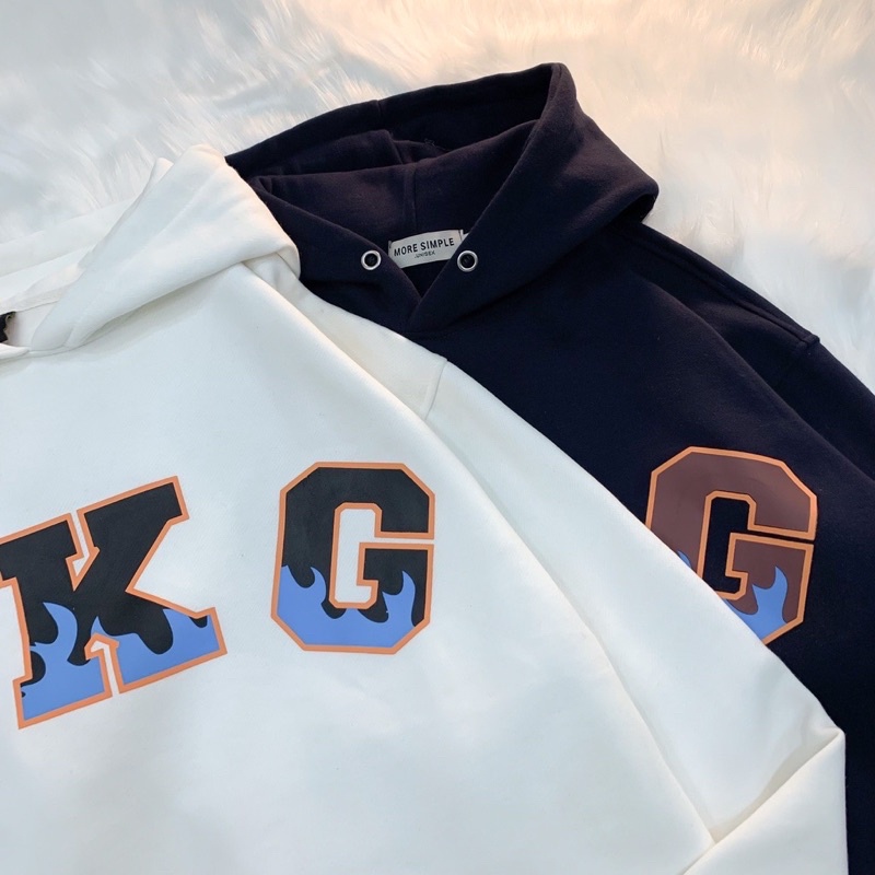 Áo Khoác Hoodie Form Rộng Unisex EKG Vải Nỉ Bông Dày Dặn - 84unisex