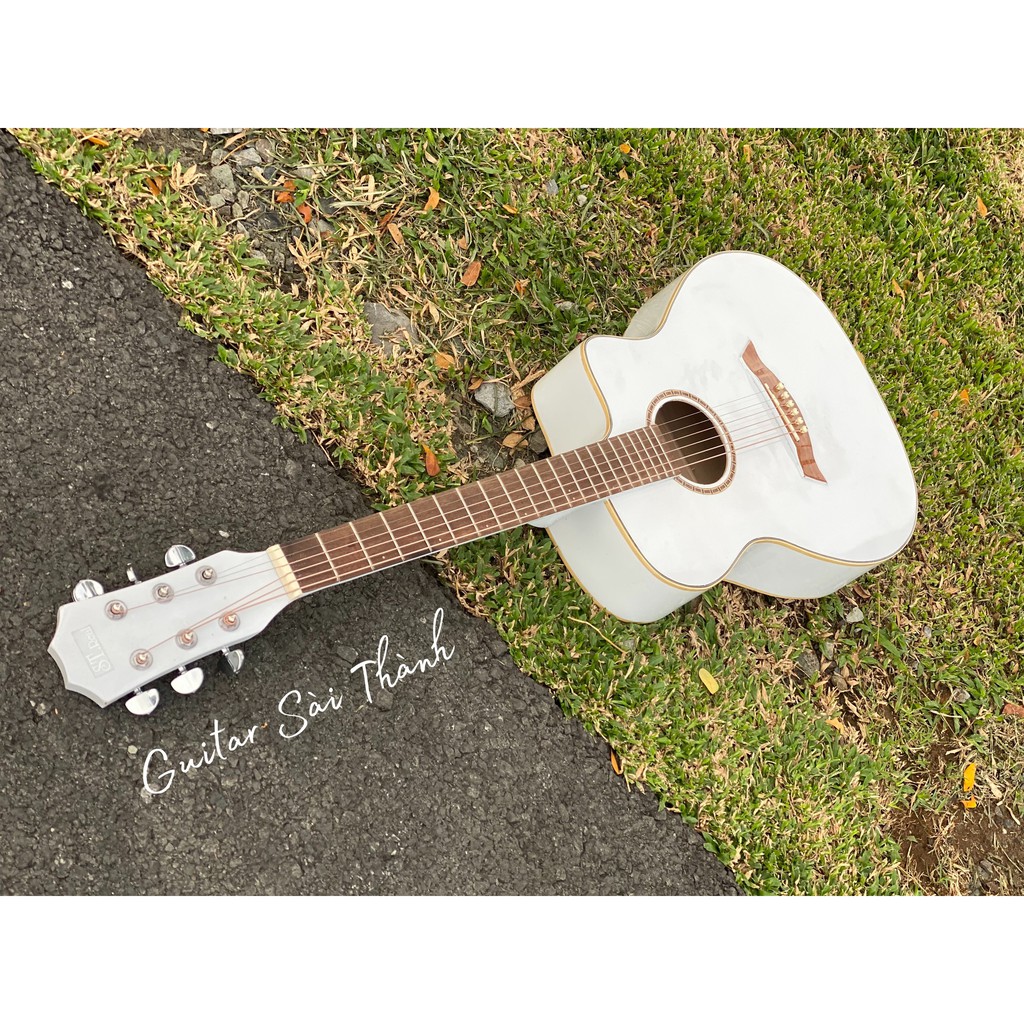 Đàn Guitar Acoustic ST-M2 màu trắng tặng kèm phụ kiện