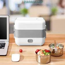 Hộp Cơm Cắm Điện Giữ Nhiệt DG Đa Năng, Cà Men Hâm Nóng Và Tự Nấu Chín Thức Ăn Với 4 Hộp Inox Tiện Lợi