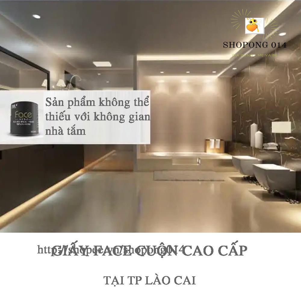 Giấy vệ sinh Face cao cấp 10 cuộn 140g 4 lớp