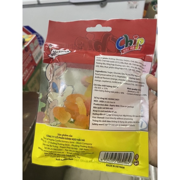 KẸO DẺO CHÍP CHÍP HẢI HÀ, KẸO JELLY 100g