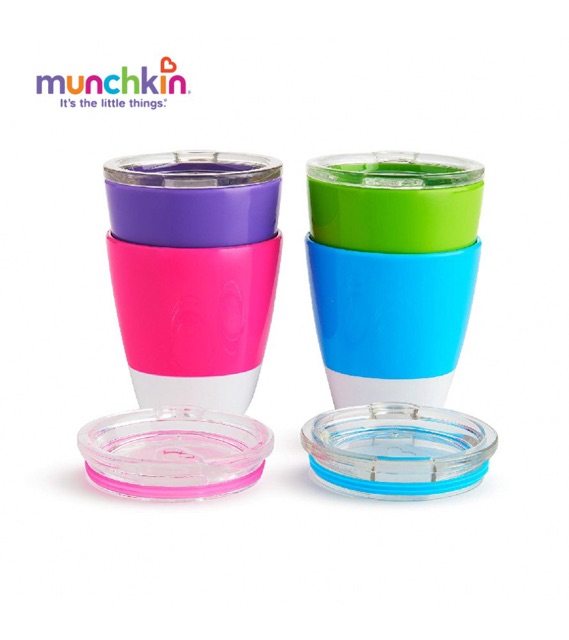 Bộ 2 Cốc Có Nắp Munchkin Nhập Khẩu Úc