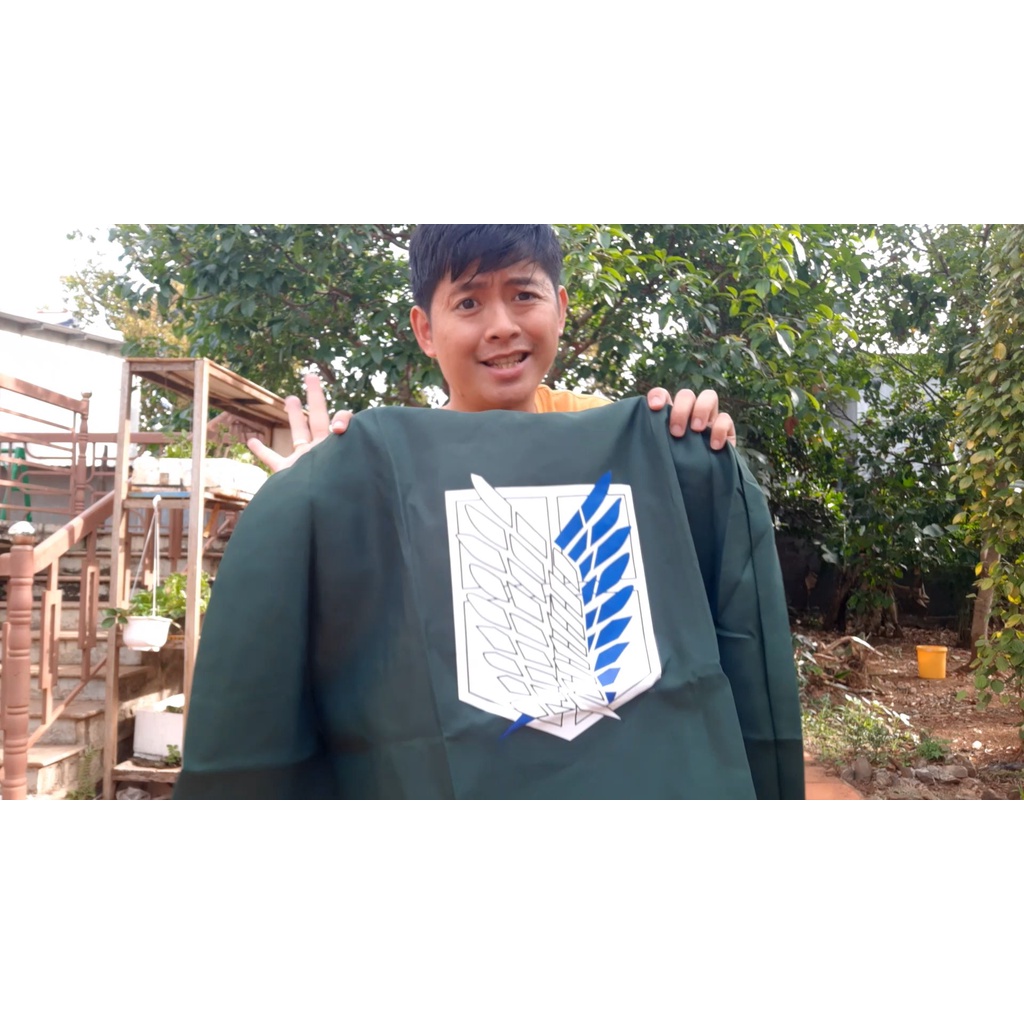 Áo choàng cosplay đội trinh sát - AOT - Baystore