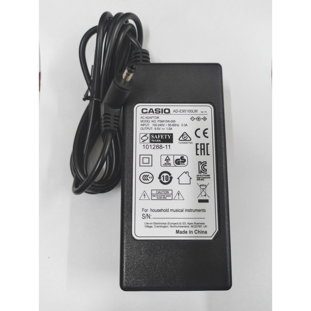 Adapter nguồn đàn casio 9.5V 1A