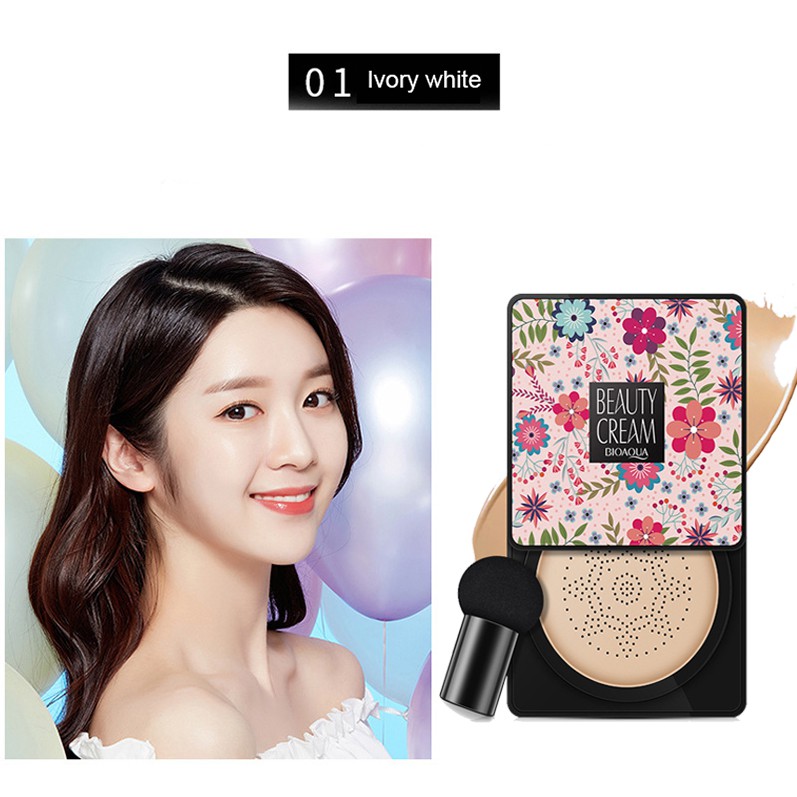 Kem nền BB làm trắng dưỡng ẩm kiềm dầu kèm cọ trang điểm | BigBuy360 - bigbuy360.vn