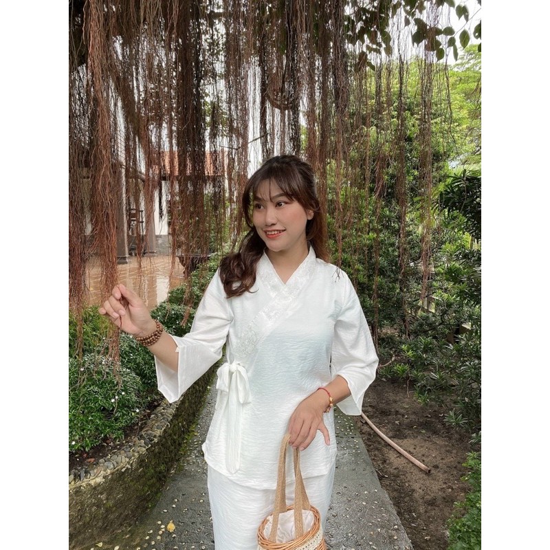 Áo Lam Đi Chùa # XÉO NƠ LỤA CAO CẤP GIÁ RẺ VÔ ĐỊCH