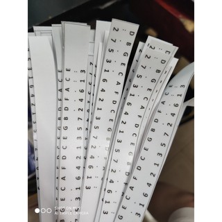 Giấy dán nốt cho đàn kalimba
