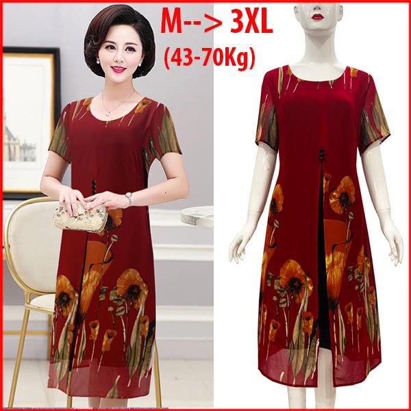 BIGSIZE– ĐẦM SUÔNG DỰ TIỆC TRUNG NIÊN, KIỂU ĐẦM SUÔNG BIGSIZE, ĐẦM BIGSIZE TRUNG NIÊN U50 U60 3270 3288 3296 3300 3301