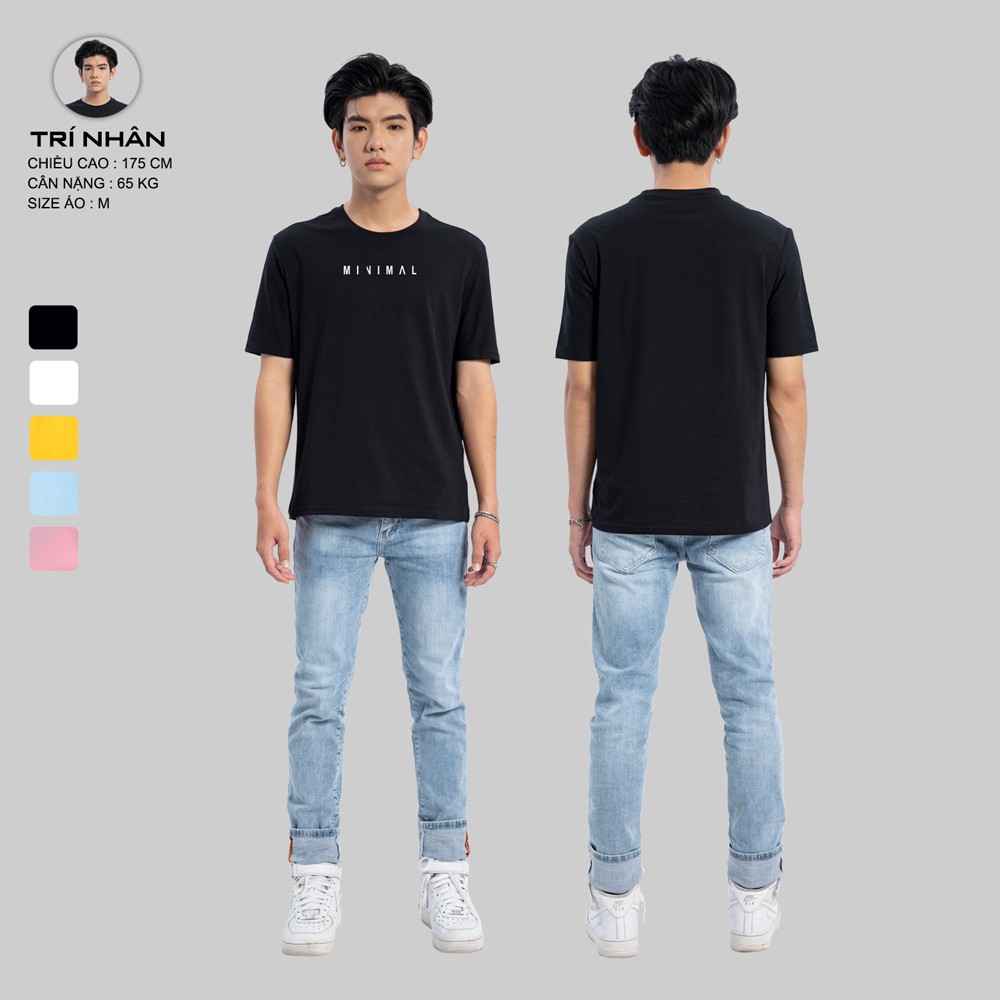 Áo Thun Tay Ngắn Nữ Nam URBAN OUTFITS In Chữ URBAN OUTFITS ATR07 Form Suông Vải Cotton 4 Chiều