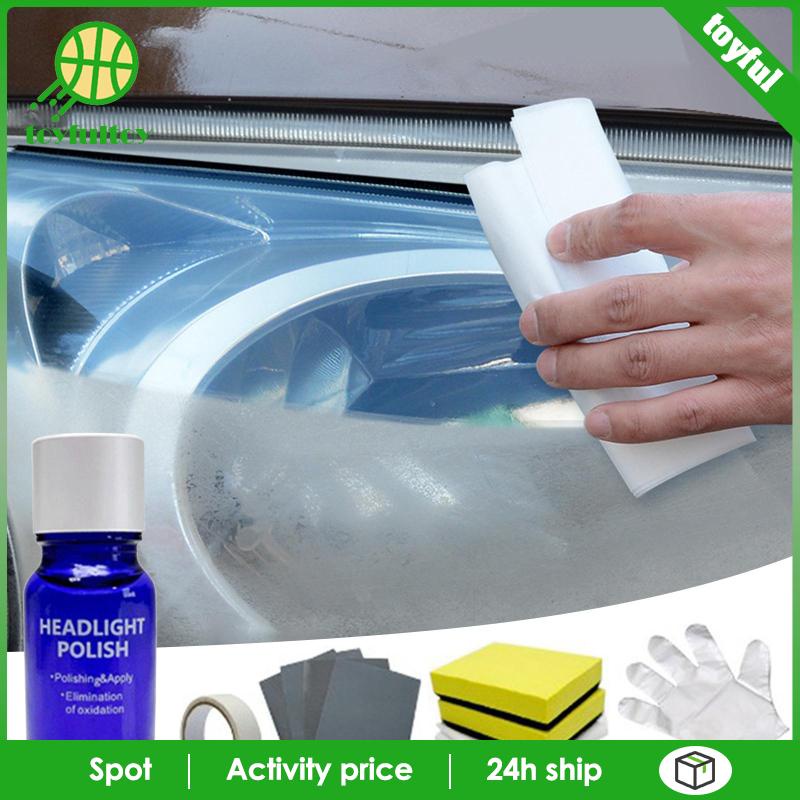 [Toyfulcabin] Bộ Phục Hồi Đèn Pha, Ống Kính Phục Hồi Chức Năng Đánh Bóng Nhẹ, Để Blurring Ageing Vàng Với Dụng Cụ Làm Sạch
