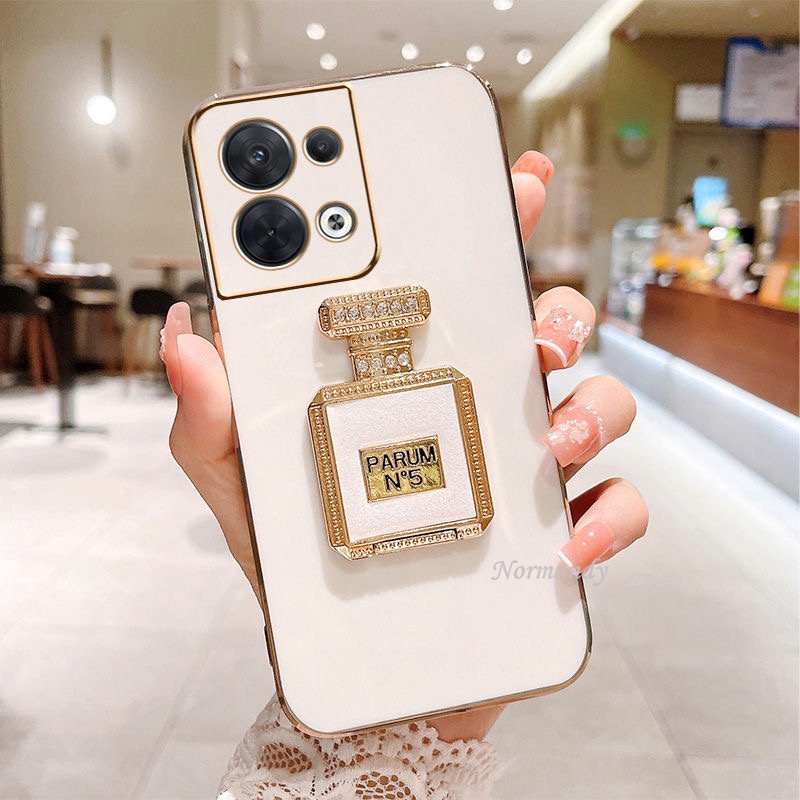 Ốp Điện Thoại Siêu Mỏng Có Giá Đỡ Bảo Vệ Ống Kính Cho Oppo Reno8 Pro 5G Reno7 Z 7 Pro Oppo A77 A57 4G 5G 2022