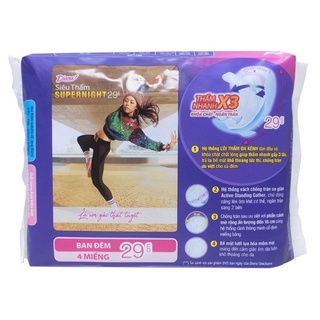 Siêu sale băng vệ sinh diana siêu thấm supernight 29cm