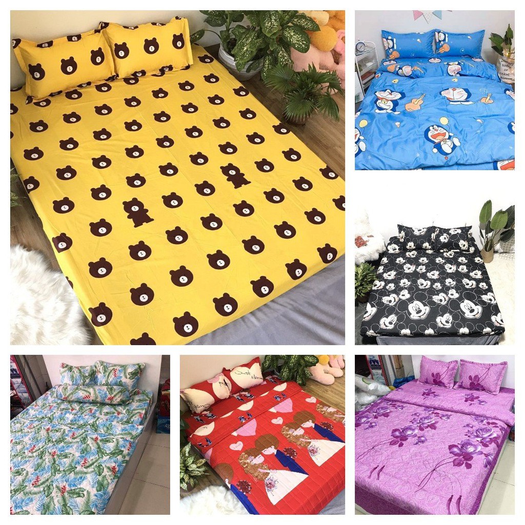 Ga trải giường bo chun, nhiều mẫu mới, 1m,1m2,1m4,1m5,1m6,1m8,2m(chát chọn mẫu)