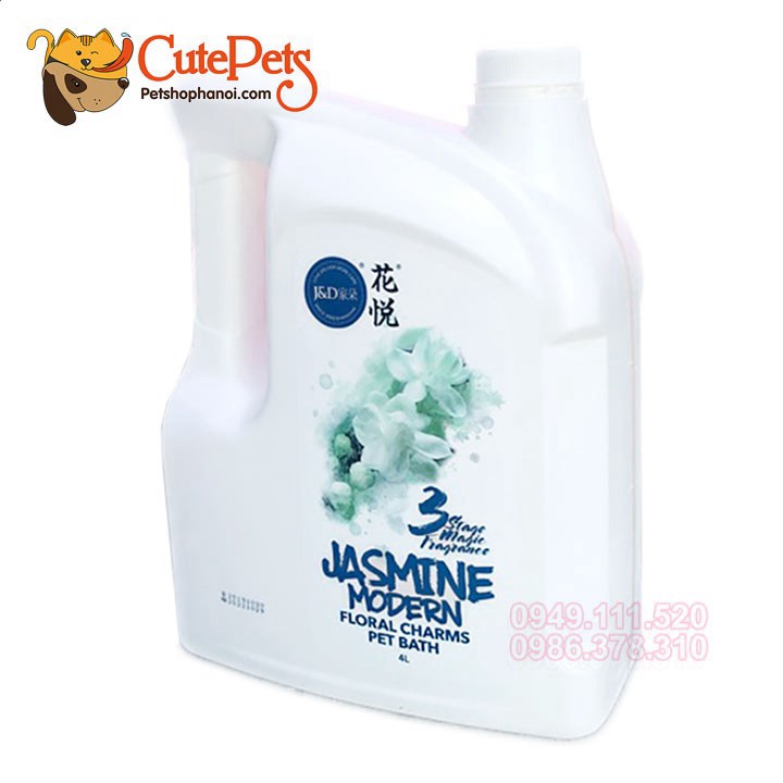 Sữa tắm cho chó mèo hương hoa - Joyce & Dolls Blom Sexy can 4L - phụ kiện thú cưng
