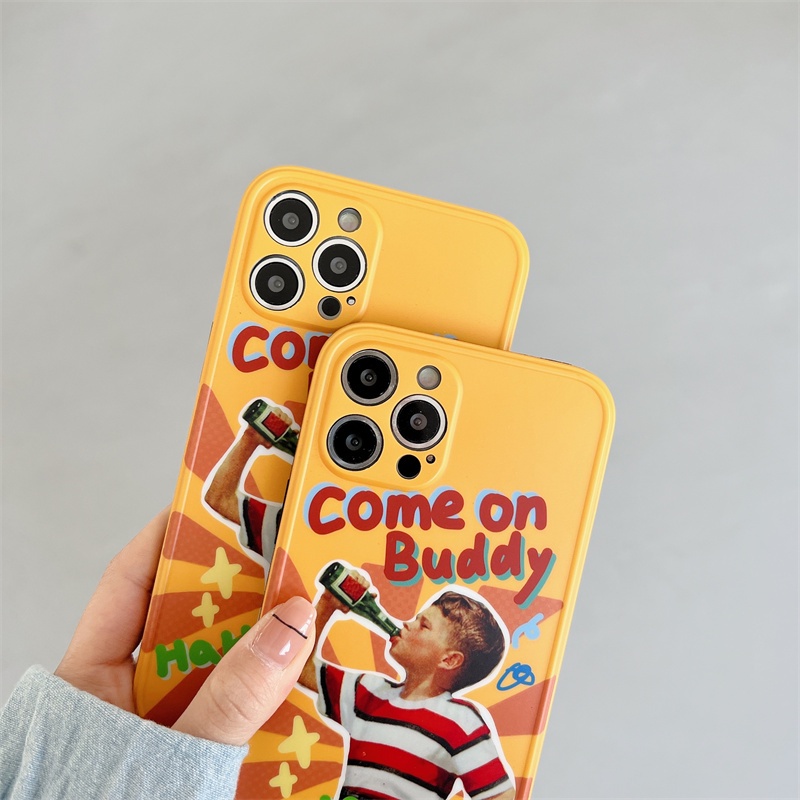 Ốp Điện Thoại Mềm In Hình Cậu Bé / Quả Cam Cho iPhone 14 / 13 / 11 / i7 / i8 Plus / X / XS / XR / XS MAX / 11 Pro / 11 Pro MAX / SE2