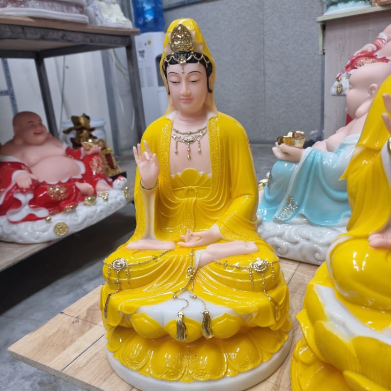 Tượng Phật bà quan thế âm ngồi 40cm