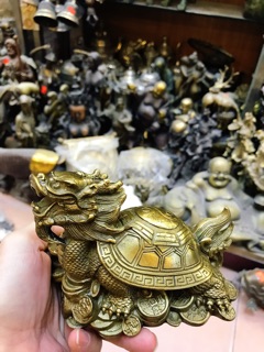 long quy đầu rồng bằng đồng linh vật may mắn