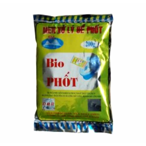 Men xử lý bể phốt Bio phốt 200g khử mùi thông tắc bồn cầu hiệu quả