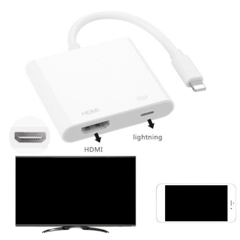 (2020) Dây Cáp Chuyển Đổi Cổng Lightning Sang Hdmi Av Tv Cho Iphone