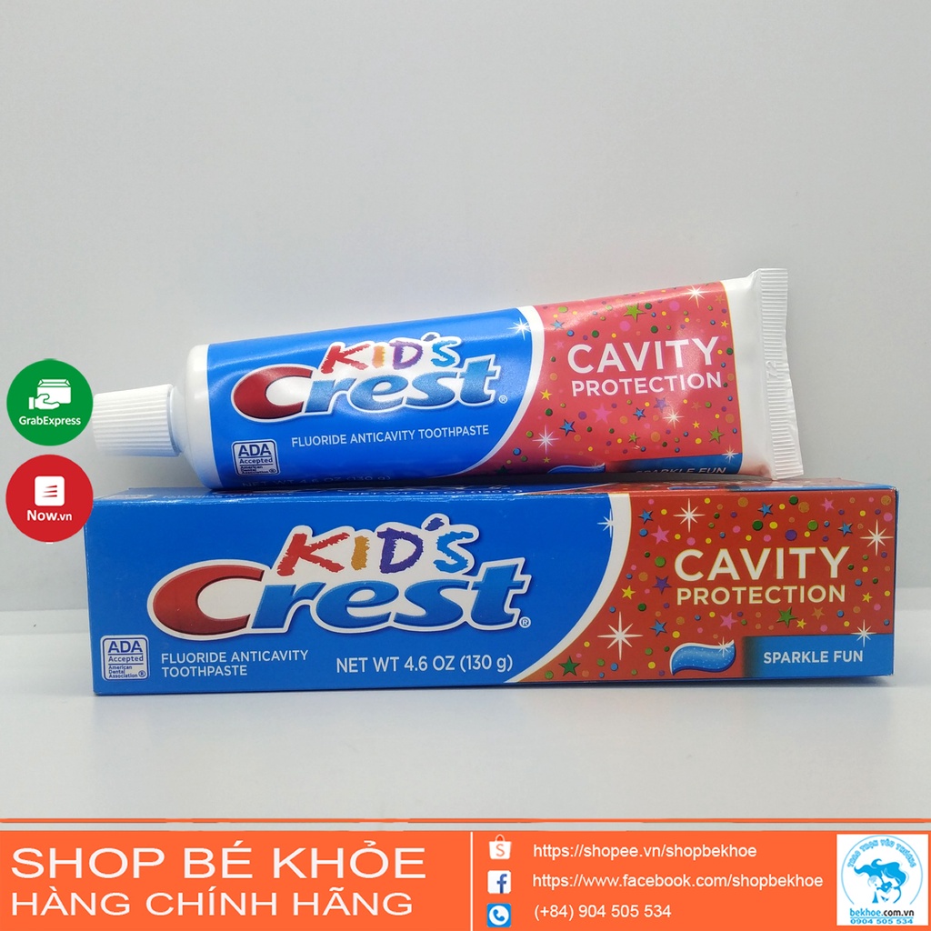 Kem đánh răng trẻ em Kid’s Crest - Kid’s Crest Cavity Protection Mỹ 130gr