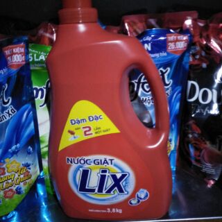 Combo 3 can nước giặt lix 3.6kg .
