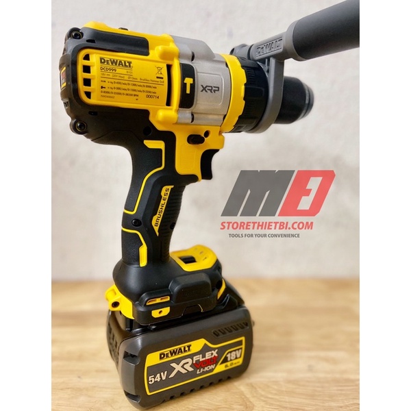 Máy khoan pin cao cấp 18v DeWALT DCD999N 126Nm chính hãng