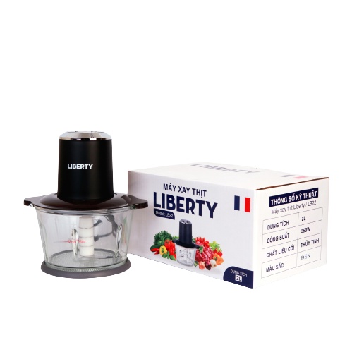 Máy xay thịt đa năng Liberty 2L - Công suất Lớn - Cối thủy tinh kháng khuẩn
