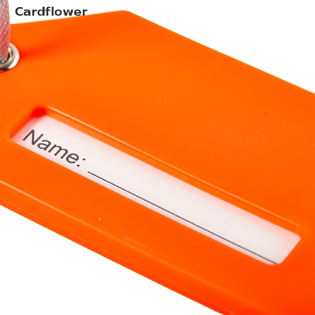 1 Gói Thẻ Tag Hành Lý Bằng Nhựa PVC Mềm