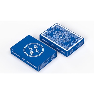 Bài Mỹ ảo thuật bicycle USA cao cấp : Black Roses Blue Magic Playing Cards
