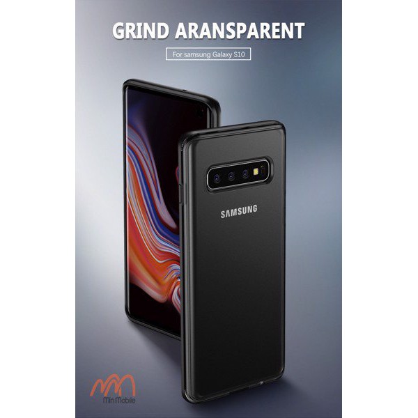 Ốp lưng Samsung S10/ S10 Plus chống sốc nhám iPaky