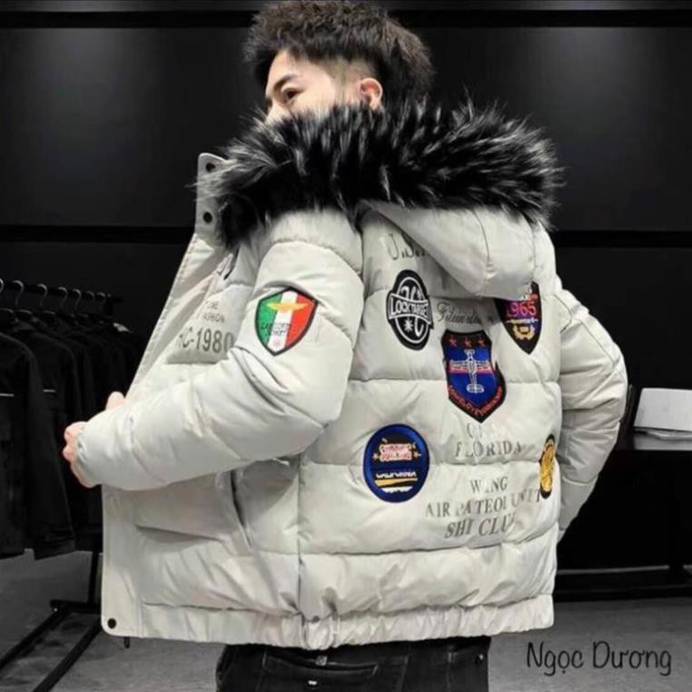 Áo phao nam 3 lớp dầy dặn siêu ấm-áo khoác phao cho nam cao cấp.