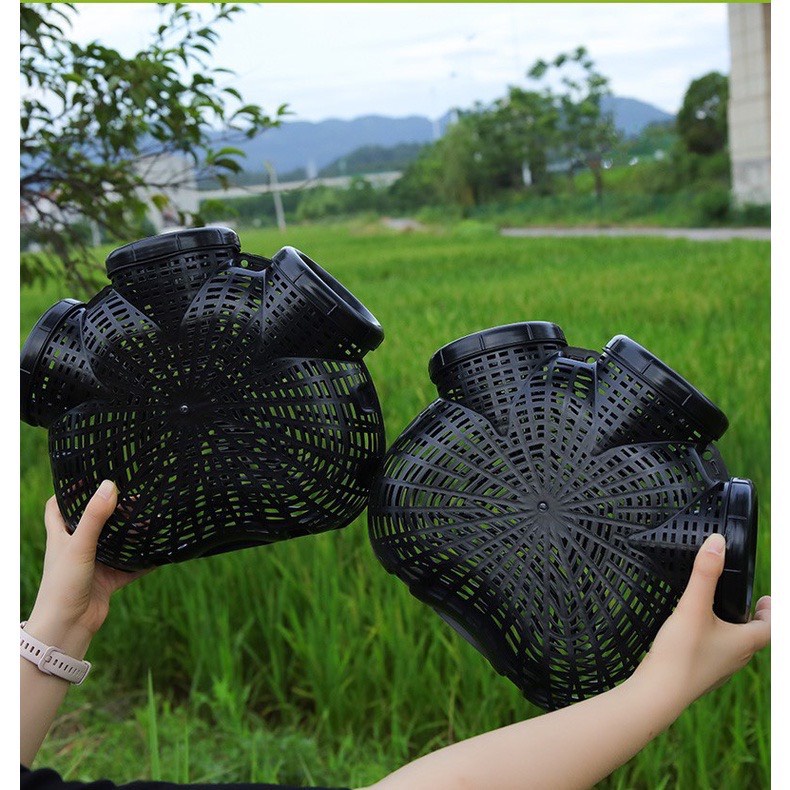 Dụng Cụ Bắt Lươn, Bẫy Bắt Cá, Cua, Trạch 3 Lỗ Hiệu Quả, Làm Bằng Nhựa PVC Đàn Hồi, Lắp Ghép Dễ Dàng