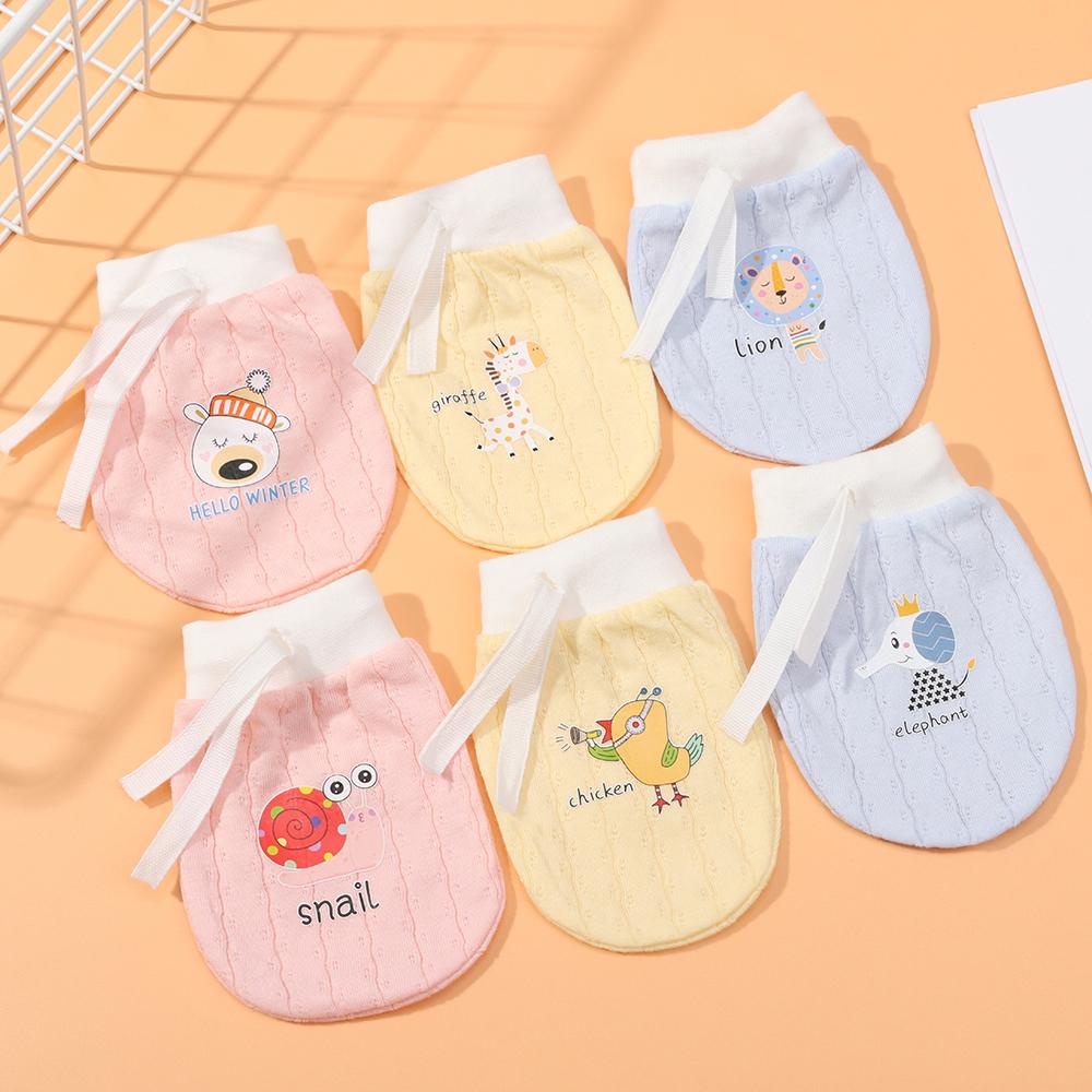 Găng Tay Chống Cào Xước Thoáng Khí Cho Bé