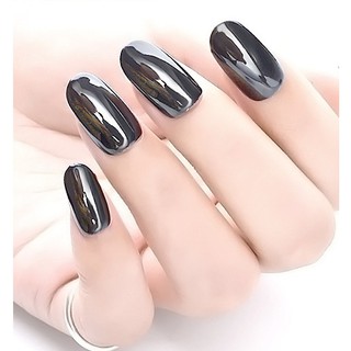 Bột tráng gương đen cao cấp trang trí móng, chuyên dụng làm nail - Hiệu ứng gương bóng đẹp