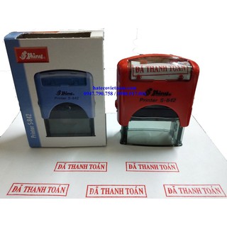 Dấu "Đã Thanh toán" liền mực - Dấu khắc sẵn