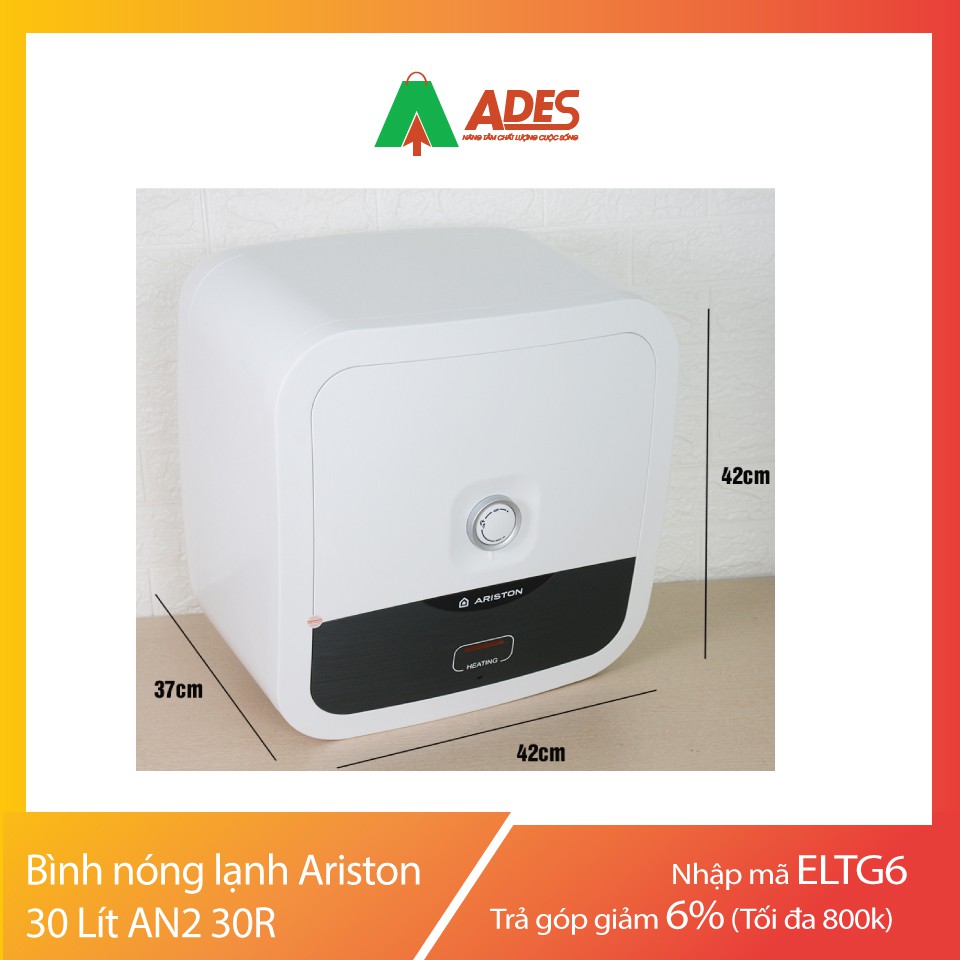 [Mã 154ELSALE2 giảm 7% đơn 300K] Bình Nóng Lạnh Ariston 30 lít AN2 30R | Chính Hãng, Giá Rẻ