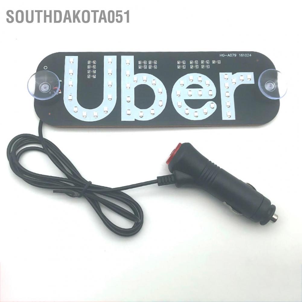 Southdakota051 Taxi LED Sign Light Green 6.3x19cm 3W Energy Saving for Uber Display Indicator Lamp Car Window
