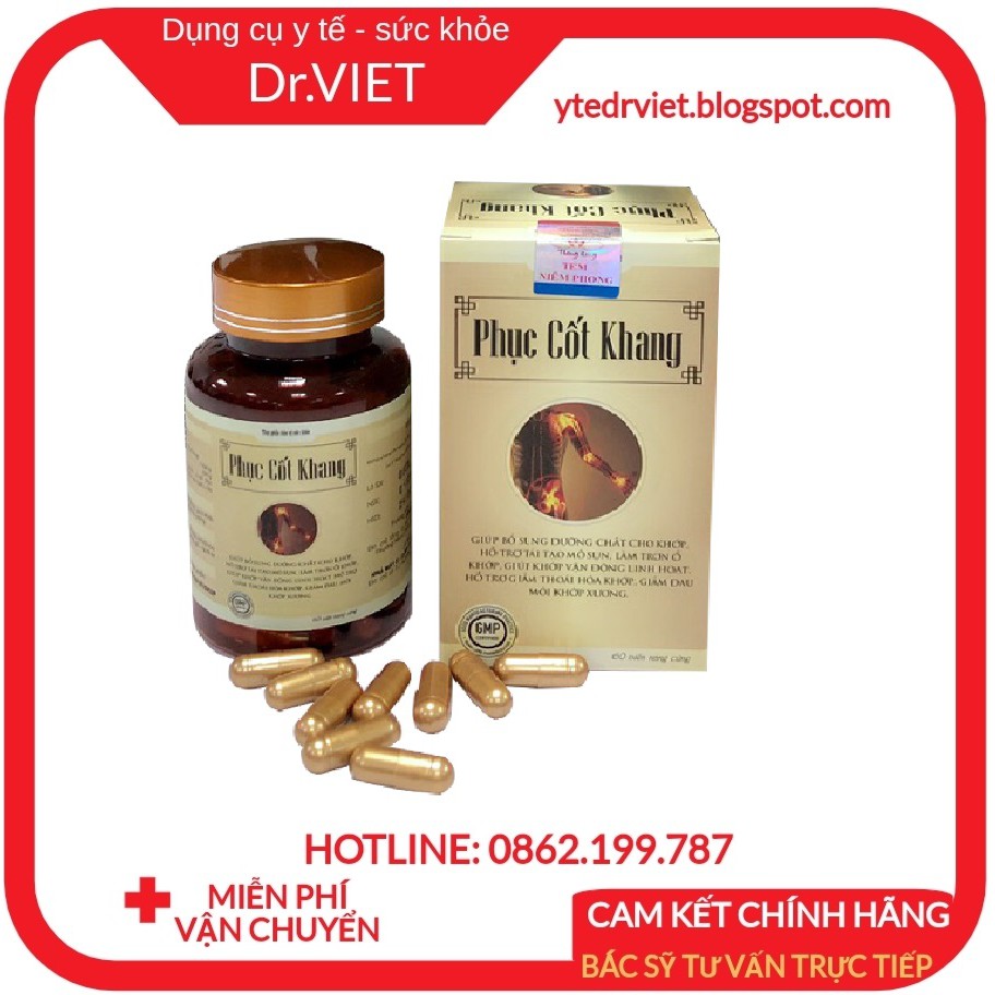Phục Cốt Khang - Hỗ trợ đau xương khớp- nhức mỏi- tay chân tê - thoát vị đĩa đệm- thoái hóa cột sống - đau thần kinh toạ